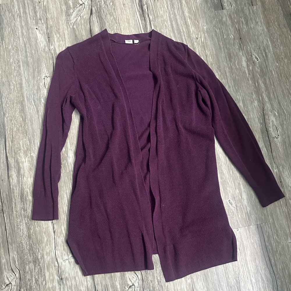 Gap Longline Open Front Cardigan size Large